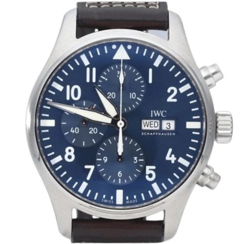 IWC Pilot Petit Prince - Steel chronograph watch