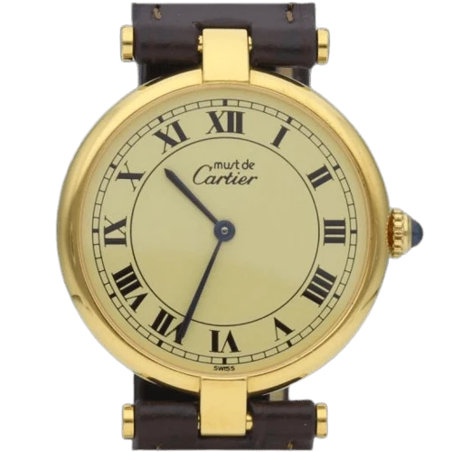 Cartier Must by Cartier - Watch silver-gilt in silver