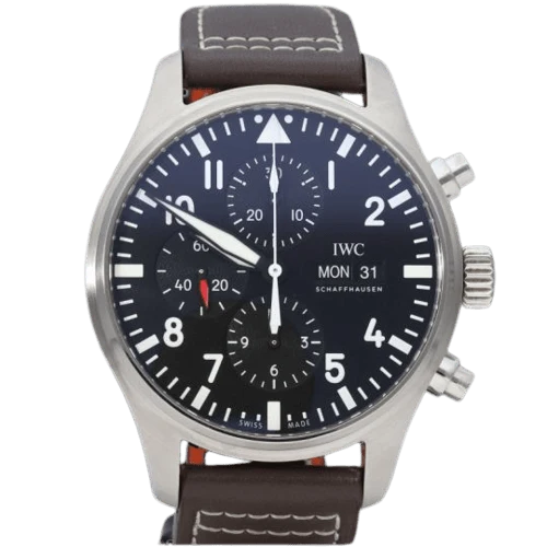 IWC - Pilot's Chronograph watch in steel