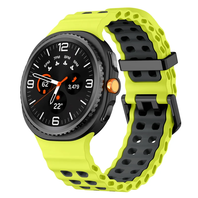 Correa Ocean Samsung Galaxy Watch 9 - 44mm (lima/gris oscuro)