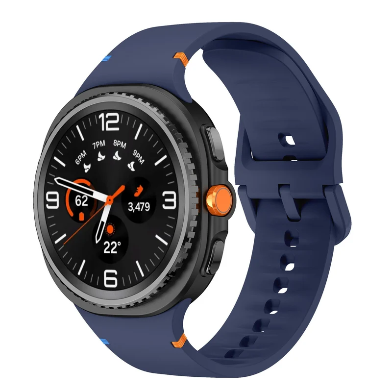 Correa silicona clásico Samsung Galaxy Watch 9 - 44mm (azul oscuro)