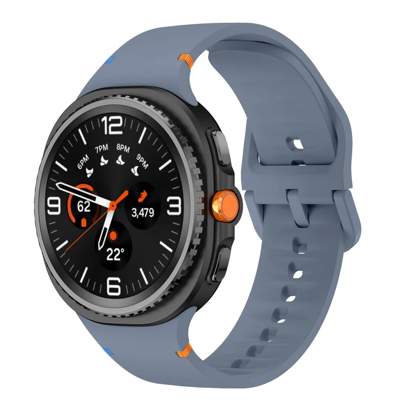 Correa silicona clásico Samsung Galaxy Watch 9 - 44mm (gris-azul)