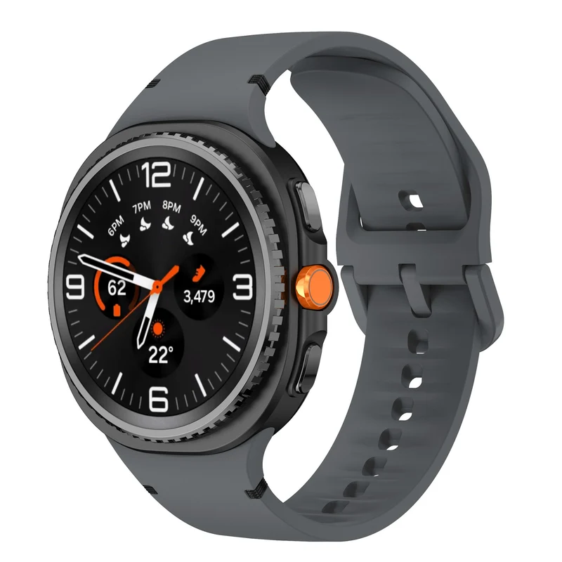 Correa silicona clásico Samsung Galaxy Watch 9 - 44mm (gris oscuro)