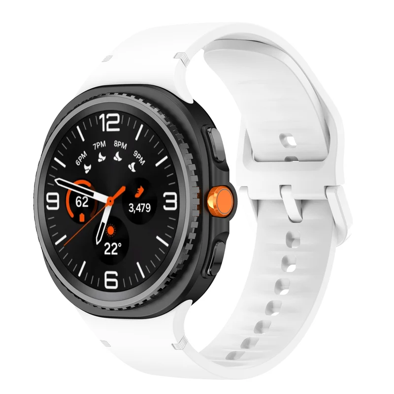 Correa silicona clásico Samsung Galaxy Watch 9 - 44mm (blanco)
