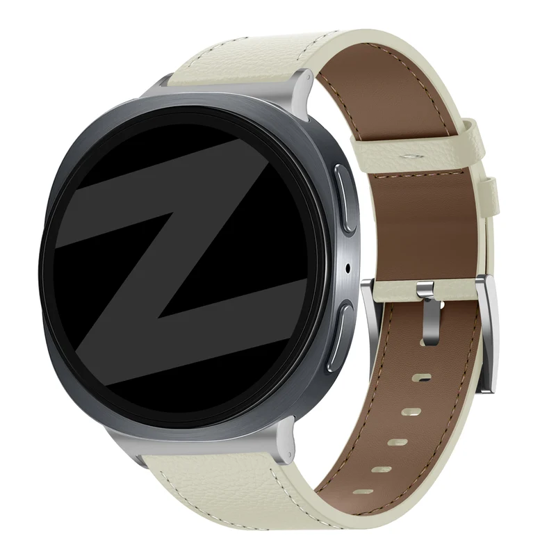 Bandz Correa cuero 'Deluxe' Samsung Galaxy Watch 9 - 40mm (beige)