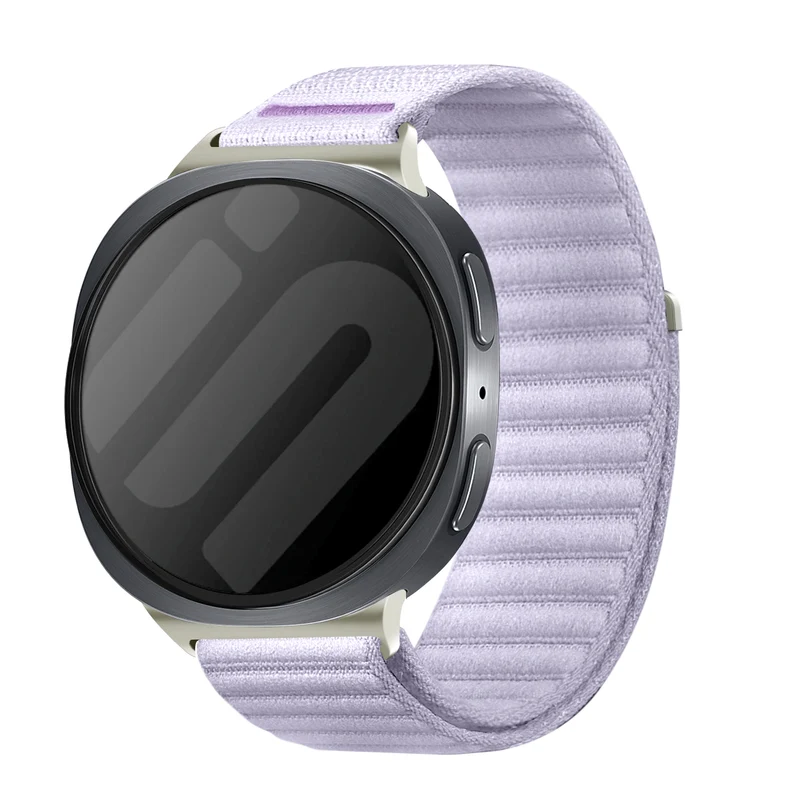 Correa nylon ondulada Samsung Galaxy Watch 9 - 44mm (púrpura claro)