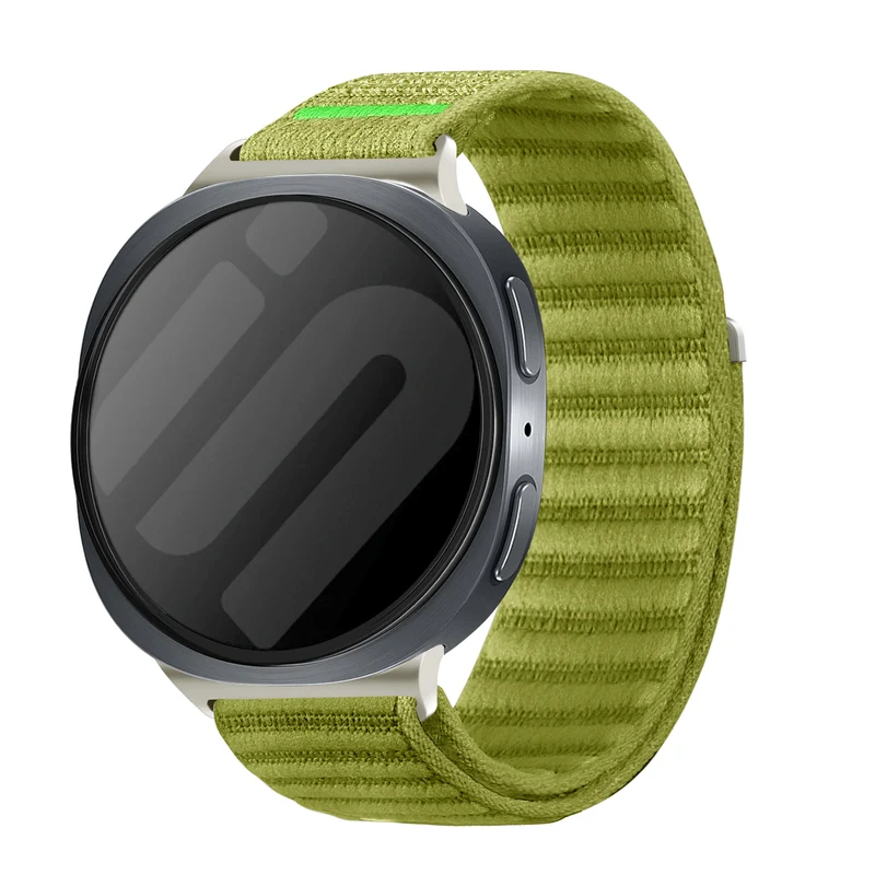 Correa nylon ondulada Samsung Galaxy Watch 9 - 40mm (verde campo)