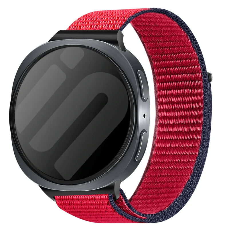 Correa nylon Samsung Galaxy Watch 9 - 44mm (rojo/mixto)