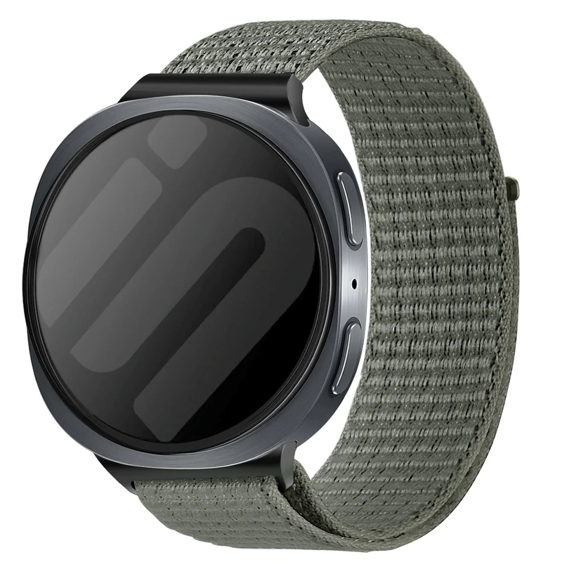 Correa nylon Samsung Galaxy Watch 9 - 44mm (verde-gris)