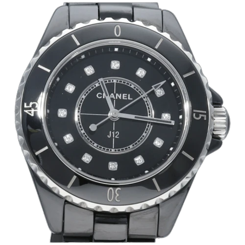 Chanel J12 - 33 mm watch in ceramic and diamonds
