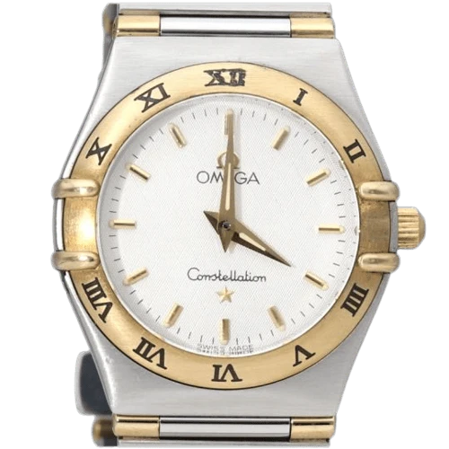 Omega Constellation - Women's watch in yellow gold and steel