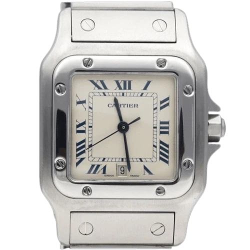 Cartier Santos Galbée - Steel watch