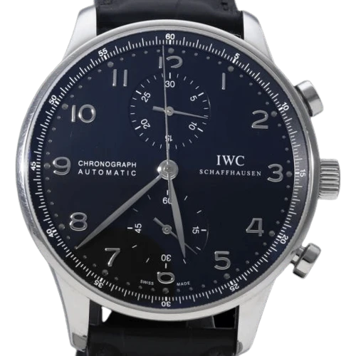 IWC Portugieser - Steel chronograph watch