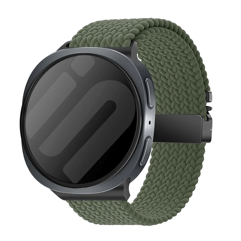 Correa trenzada con hebilla-P Samsung Galaxy Watch 9 - 40mm (verde militar)