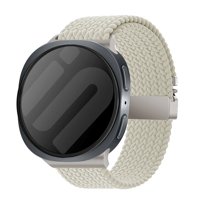 Correa trenzada con hebilla-P Samsung Galaxy Watch 9 - 40mm (blanco estrella)