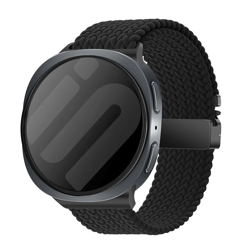 Correa trenzada con hebilla-P Samsung Galaxy Watch 9 - 44mm (negro)