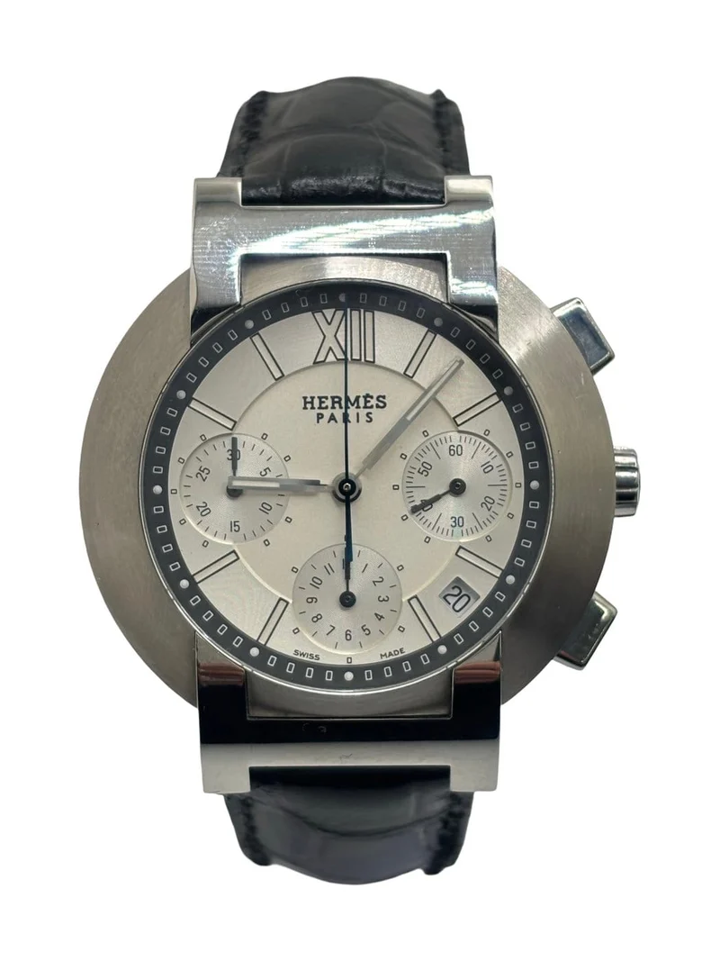 Hermès Nomad NO1.910 - Steel chronograph watch