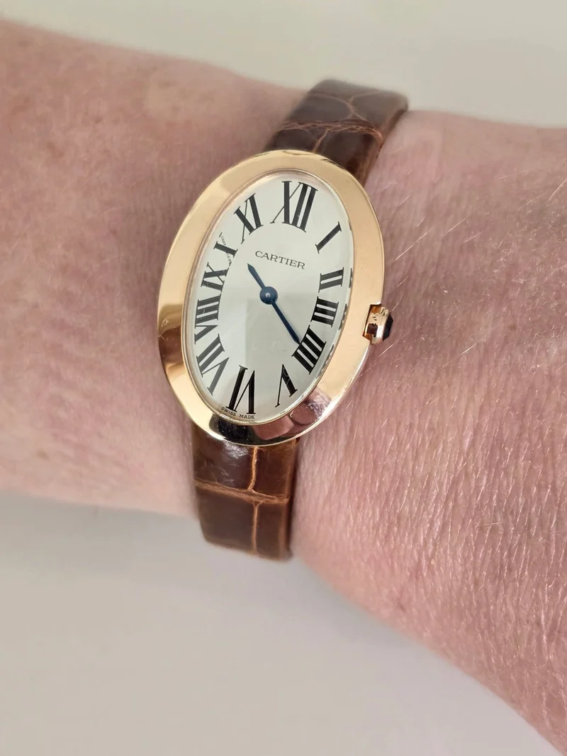 Cartier baignoire - Rose gold watch