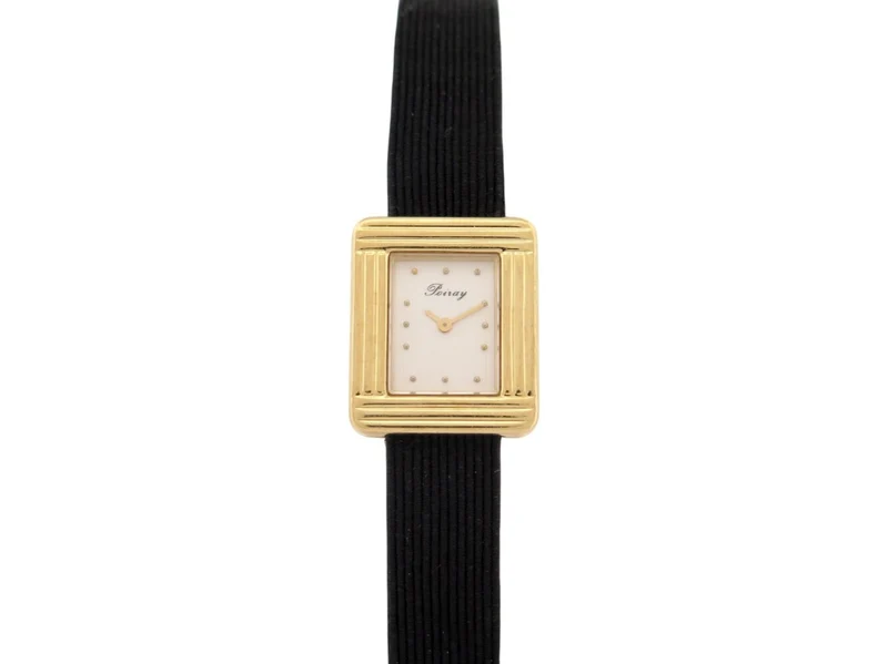 Poiray Ma Première Mini - 21 mm quartz watch in 18k yellow gold
