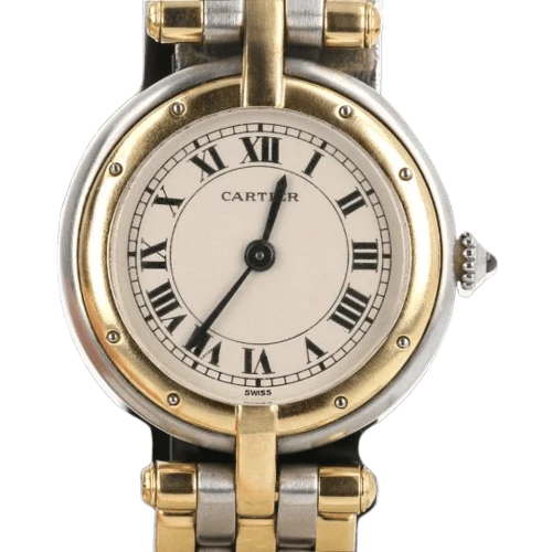 Cartier Panthère - Small model watch in yellow gold and steel