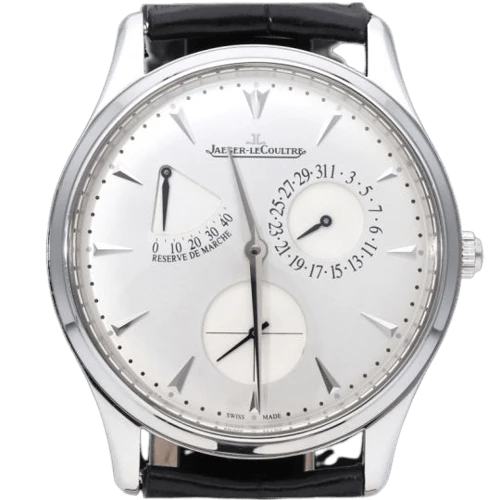 Jaeger-LeCoultre - Ultra Thin Power Reserve watch in steel