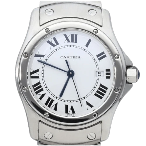 Cartier Santos Round - Steel watch