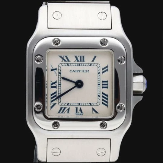 Cartier Santos Galbée - Small steel watch