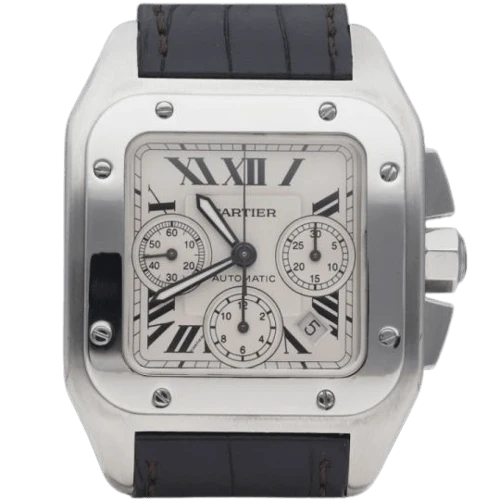 Cartier Santos 100 - Steel watch