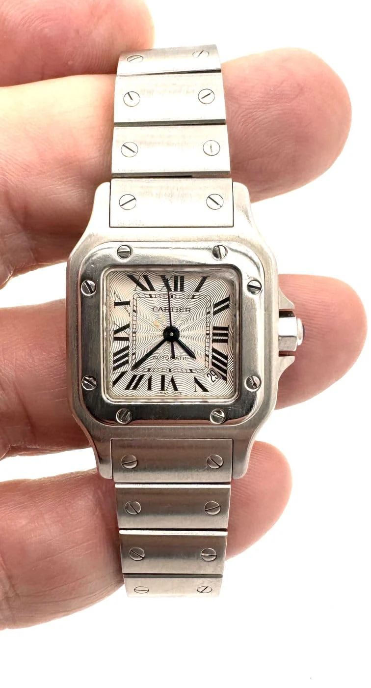 Cartier Santos Galbée - Ladies' automatic steel watch