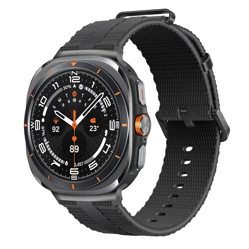 Correa activa silicona Samsung Galaxy Watch Ultra 2 (negro)