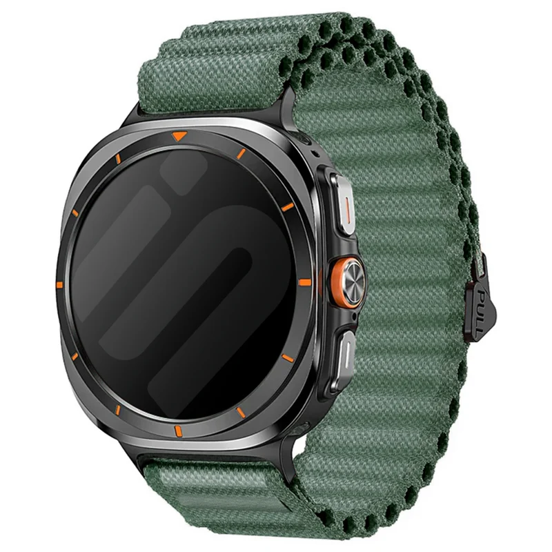 Correa nylon Outdoor Samsung Galaxy Watch Ultra 2 (verde oscuro)