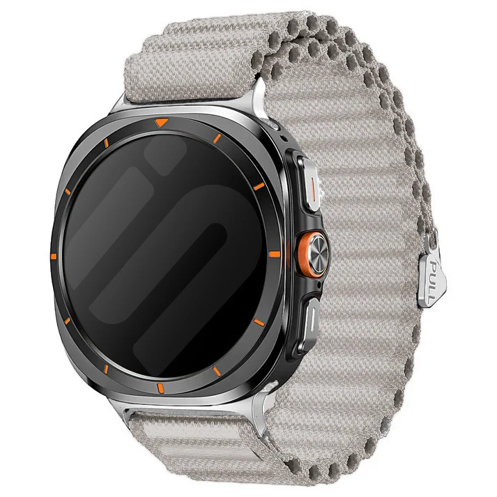 Correa nylon Outdoor Samsung Galaxy Watch Ultra 2 (blanco)