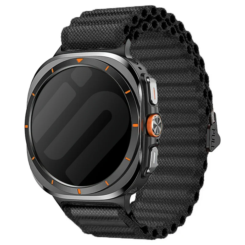 Correa nylon Outdoor Samsung Galaxy Watch Ultra 2 (negro)