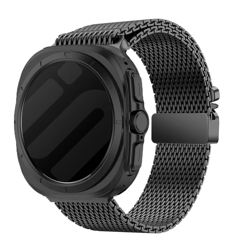 Correa milanesa moderna Samsung Galaxy Watch Ultra 2 (negro)