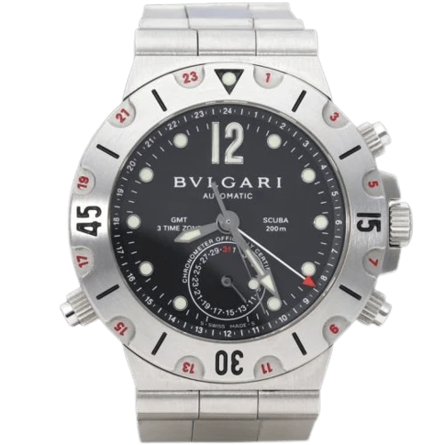 Bulgari Diagono Scuba GMT - Steel watch