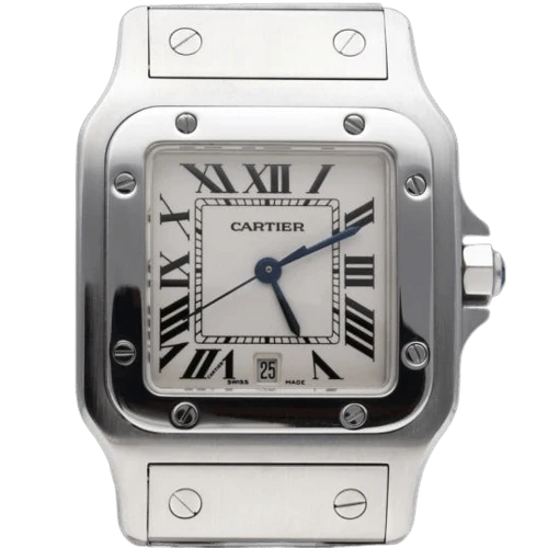 Cartier Santos Galbée - Steel watch