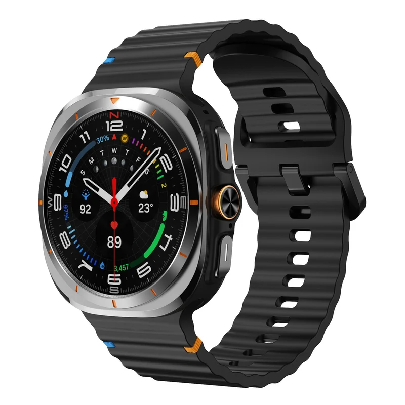 Correa ondulada Samsung Galaxy Watch Ultra 2 (negro)