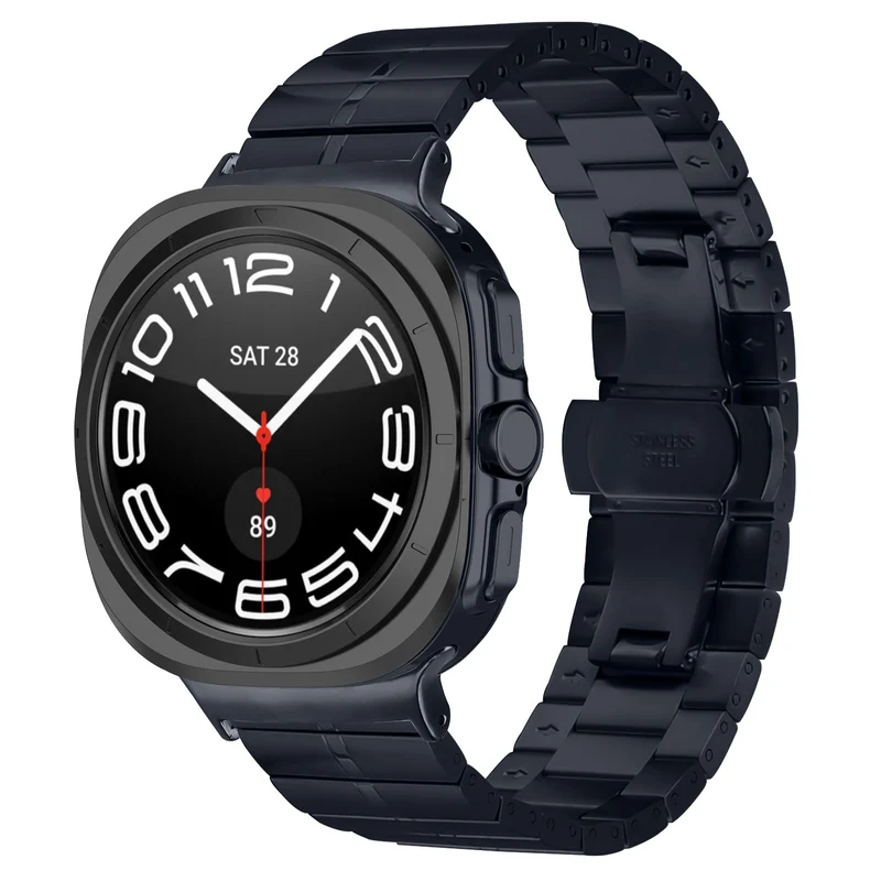 Correa metálica Premium Samsung Galaxy Watch Ultra 2 (gris titanio)
