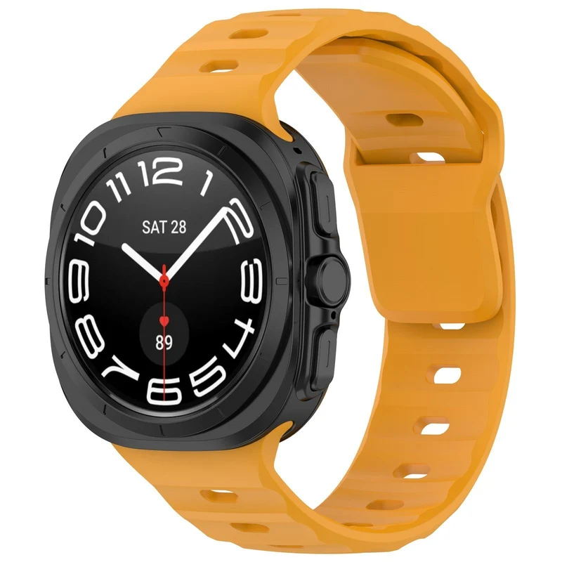 Correa silicona Outdoor Samsung Galaxy Watch Ultra 2 (naranja/amarillo)