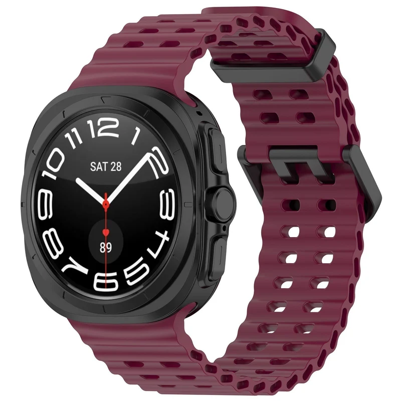 Correa Ocean Samsung Galaxy Watch Ultra 2 (rojo vino)