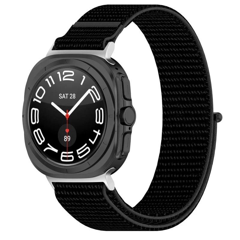 Correa nylon Samsung Galaxy Watch Ultra 2 (negro)
