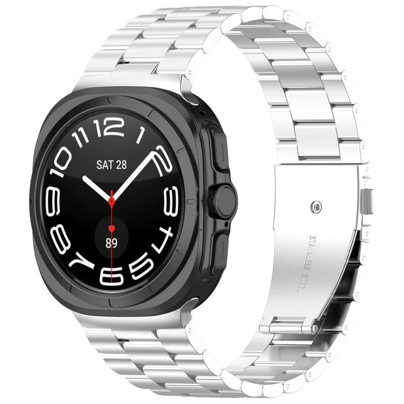 Correa acero Samsung Galaxy Watch Ultra 2 (plata)