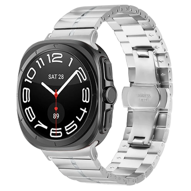 Correa metálica Premium Samsung Galaxy Watch Ultra 2 (plata)