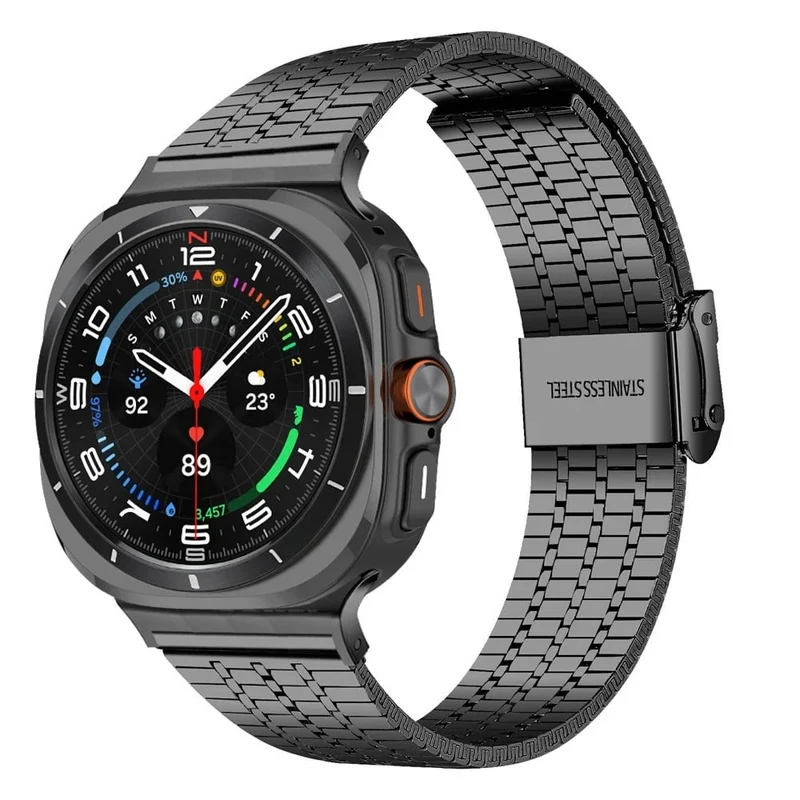 Correa acero inoxidable Samsung Galaxy Watch Ultra 2 (negro)