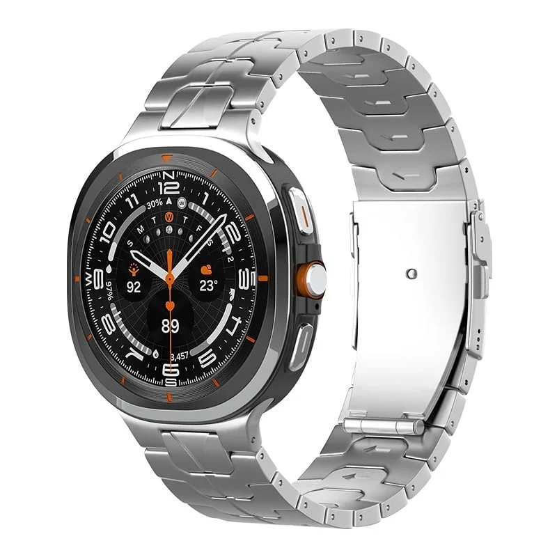 Correa titanio 'Iron' Samsung Galaxy Watch Ultra 2 (plata)