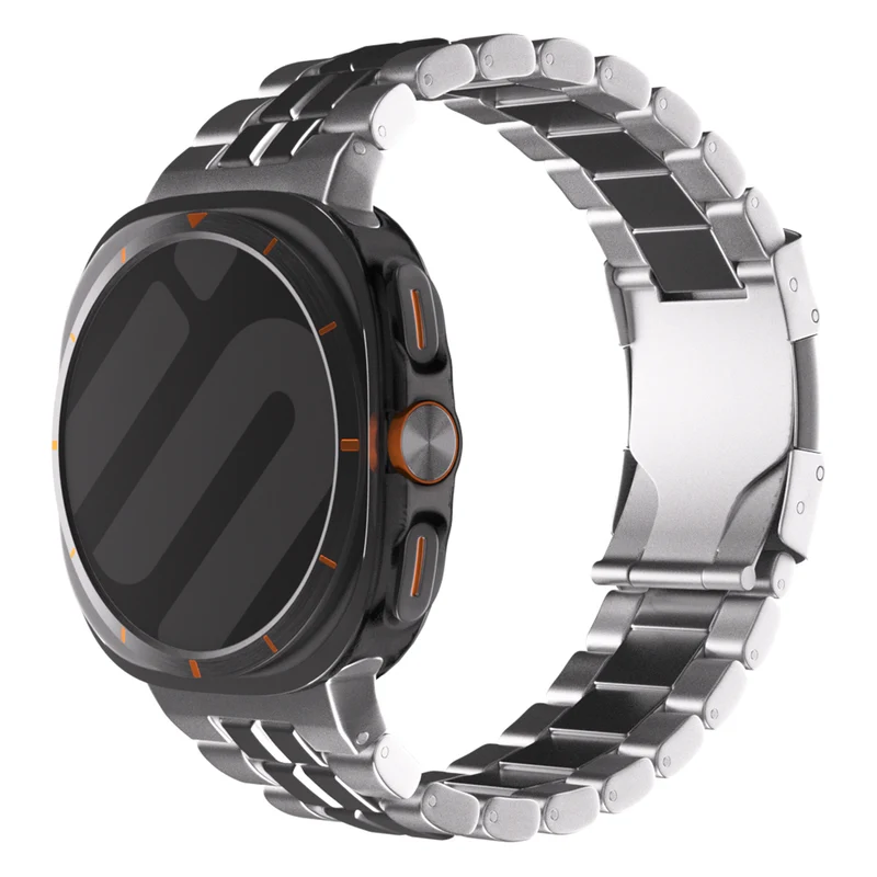 Correa titanio 'Square' Samsung Galaxy Watch Ultra 2 (plata)
