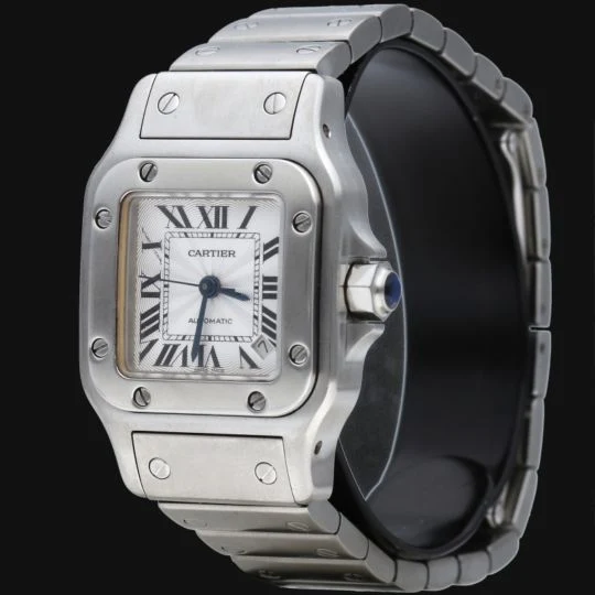 Cartier Santos 100 XL - Yellow gold and steel chronograph watch