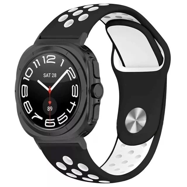 Correa deportiva Samsung Galaxy Watch Ultra 2 (negro/blanco)