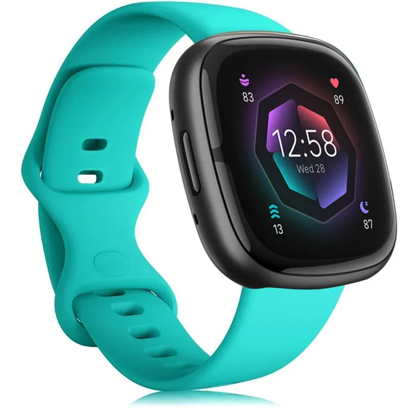 Fitbit Sense 2 Silicona Correa (aqua)