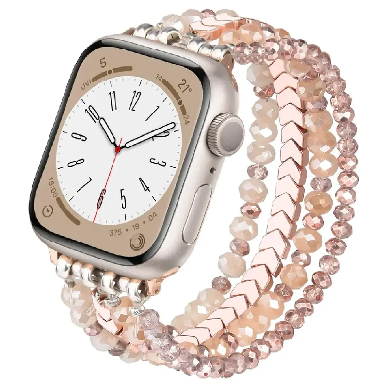 Correa con cuentas Apple Watch (oro rosado)